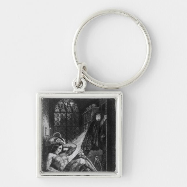 Illustration from 'Frankenstein' Keychain (Front)