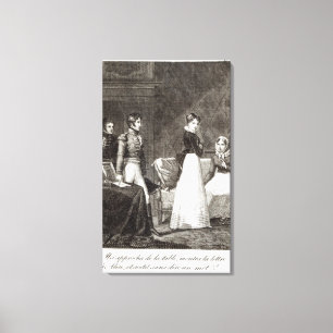 illustration from 'La Famille Elliot' Canvas Print