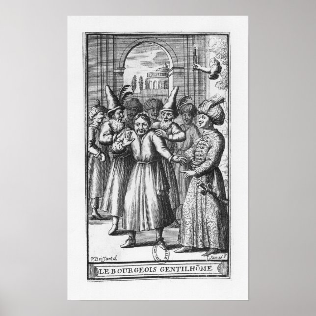 Illustration from 'Le Bourgeois Gentilhomme' Poster (Front)