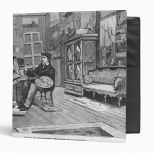 Illustration from 'Le Monde Illustre' Binder