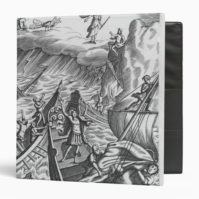 Illustration from 'The Aeneid' by Virgil Binder (Front/Inside)