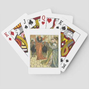 Illustration from The Yellow Dwarf, first edition Playing Cards