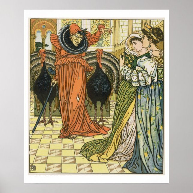 Illustration from The Yellow Dwarf, first edition Poster (Front)