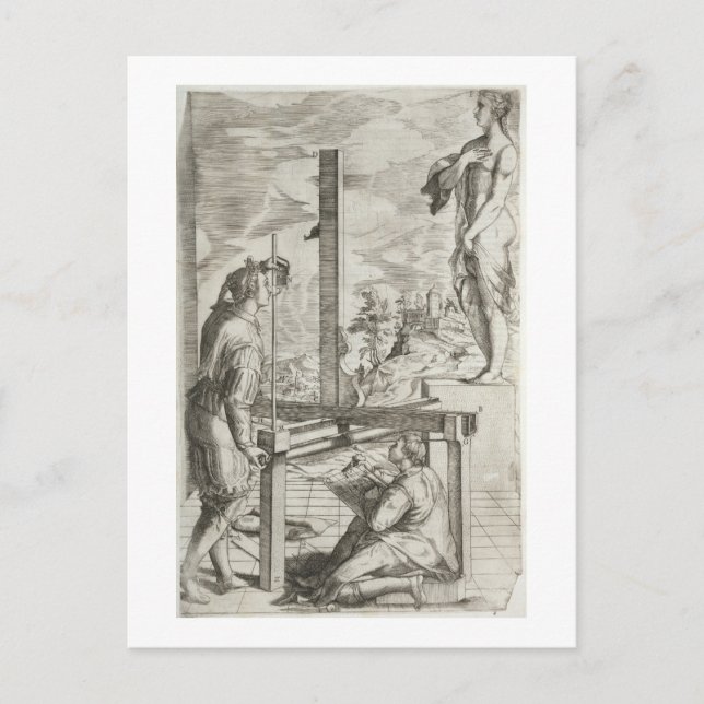 Illustration from Vignola's 'The Two Rules of Prac Postcard (Front)