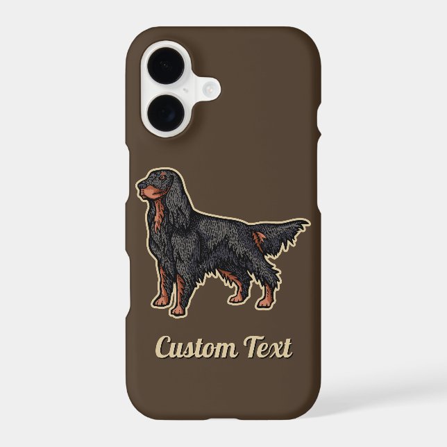 Illustration Gordon Setter (Verso)