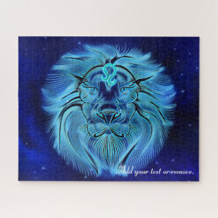 Illustration, horoscope astrology Leo zodiac sign, Jigsaw Puzzle