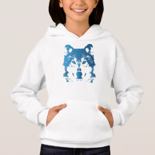 Illustration Ice Blue Wolf