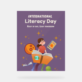 Illustration International Literacy Day Poster