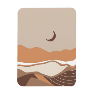 Illustration landscapes magnet
