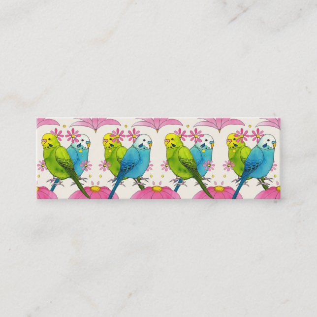 Illustration minuscule mignonne d'oiseau de carte (Devant)