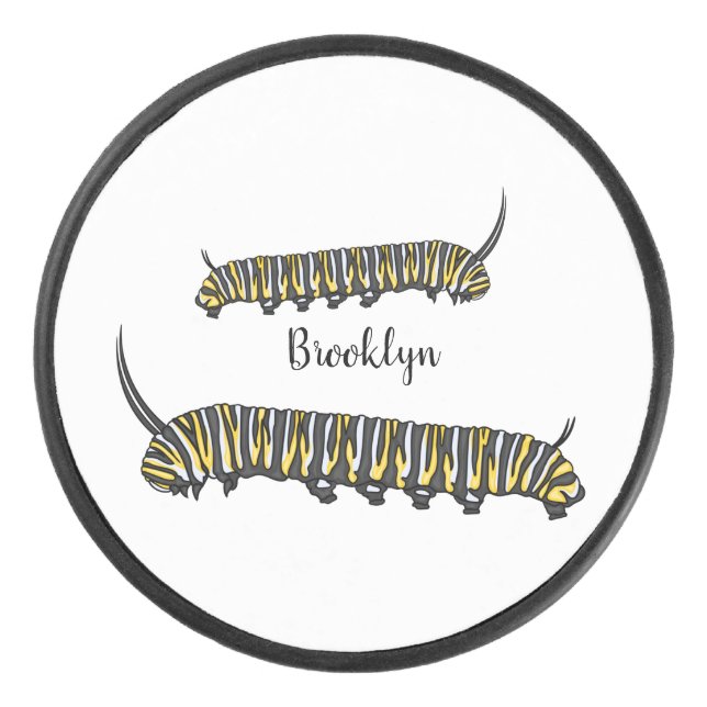 Illustration Monarch caterpillar (Devant)
