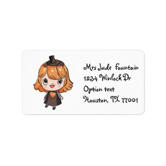 illustration numérique Adresse de retour Étiquette