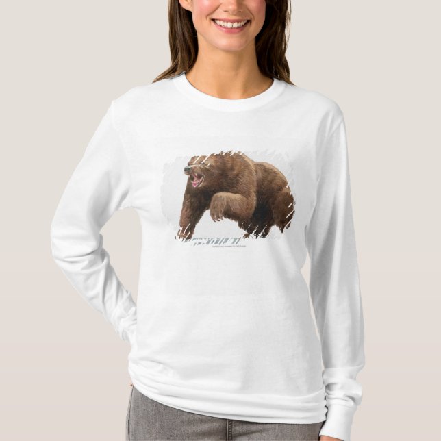 Illustration of a Brown bear T-Shirt (Front)