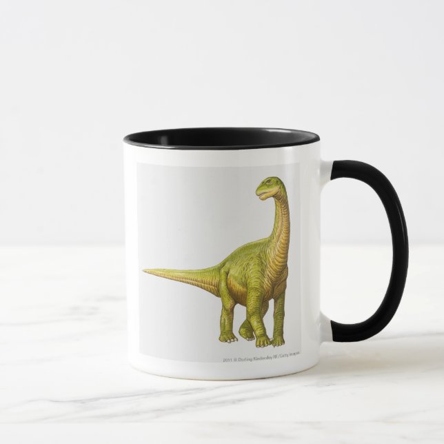Illustration of a Camarasaurus Mug (Right)