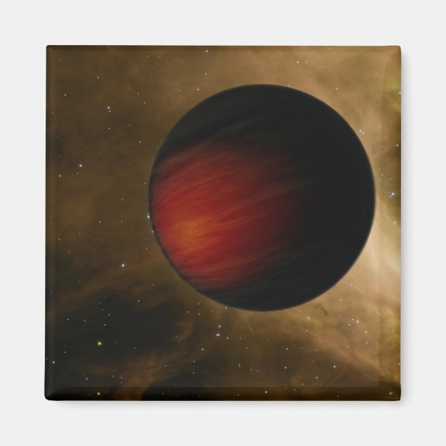 Illustration of a hot Jupiter called HD 149026b Magnet (Front)