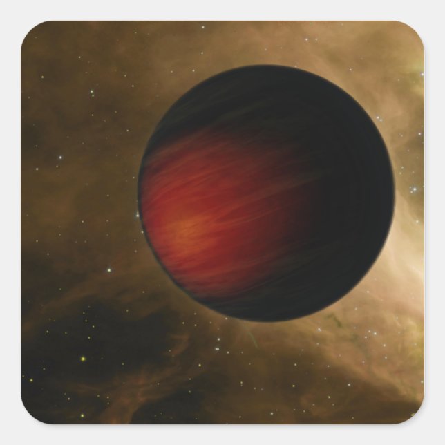 Illustration of a hot Jupiter called HD 149026b Square Sticker (Front)