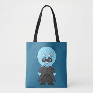 Illustration Of A Matrix Triceratops. Tote Bag