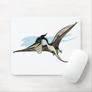 Illustration Of A Pteranodon Dinosaur. Mouse Pad