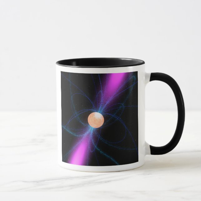 Illustration of a pulsar 2 mug (Right)