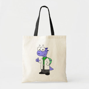 Illustration Of A Spinosaurus Doctor. Tote Bag