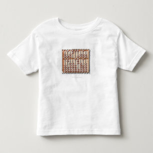 Illustration of abacus toddler t-shirt