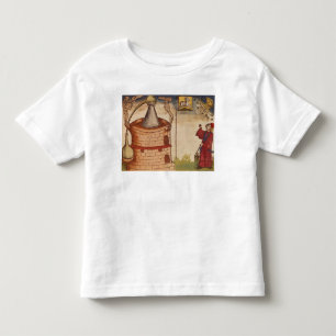 Illustration of an alchemist at work toddler t-shirt