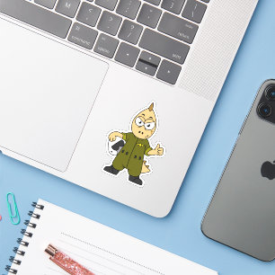 Illustration Of An Allosaurus Jet Pilot.