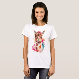 illustration of an Alpaca T-Shirt