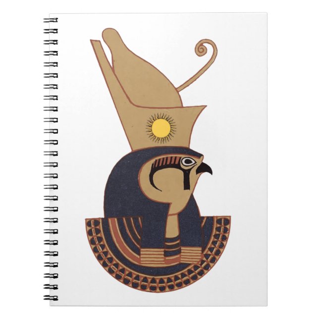  Illustration  of  Ancient Horus Egyptian god Notebook (Front)