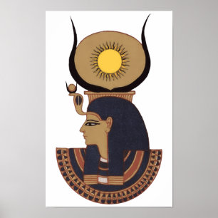 Illustration  of  Ancient Osiris Egyptian god SMAL Poster