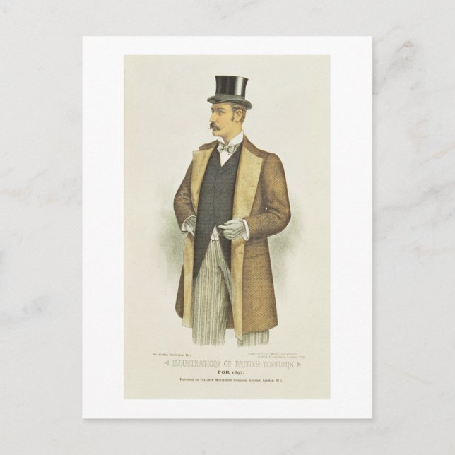 Illustration of British Costume, pub. by the John Postcard (Front)