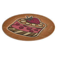 Illustration of cake in retro style