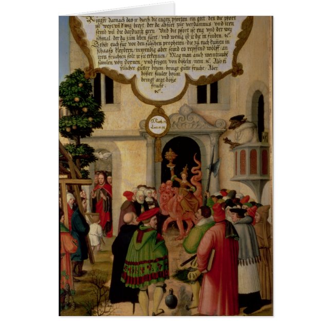 Illustration of Christ's teaching (Front)