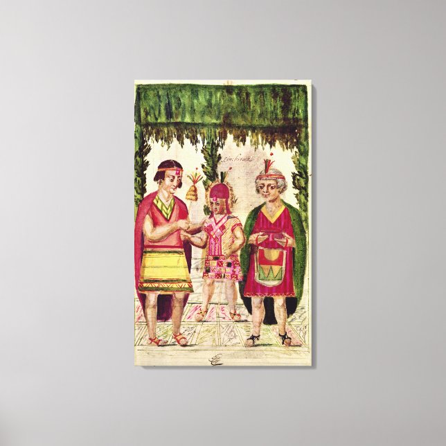 Illustration of Cincheroca Canvas Print (Front)
