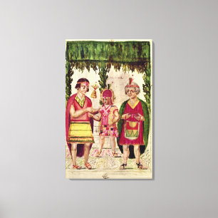 Illustration of Cincheroca Canvas Print