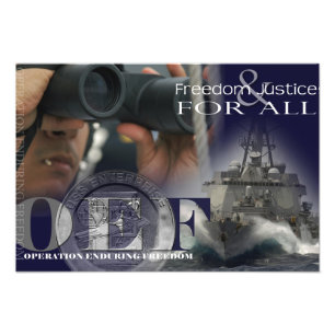 Illustration of crew members photo print