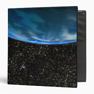 Illustration of Earth's horizon Binder