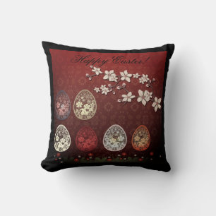 Illustration of Easter , Easter eggs, Easter Throw Pillow