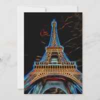 Illustration of Eiffel Tower - Paris, France