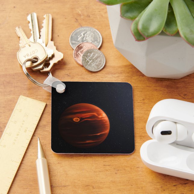 Illustration Of Exoplanet Vhs 1256 B And Its Stars Keychain (Desk)