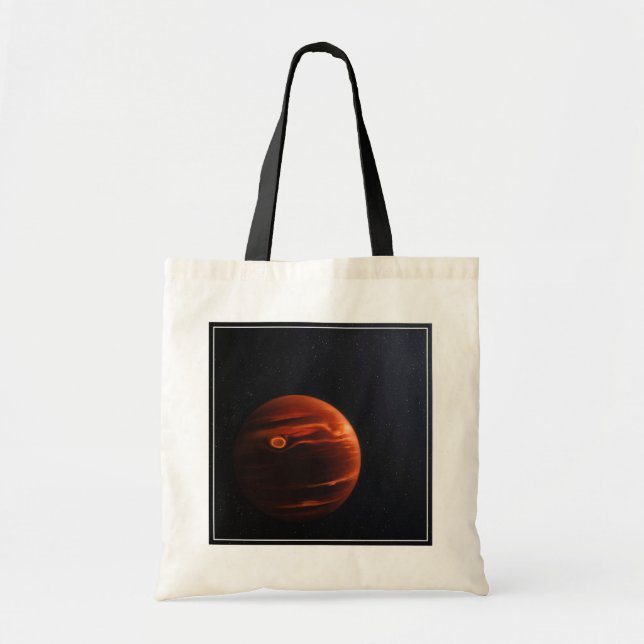 Illustration Of Exoplanet Vhs 1256 B And Its Stars Tote Bag (Front)