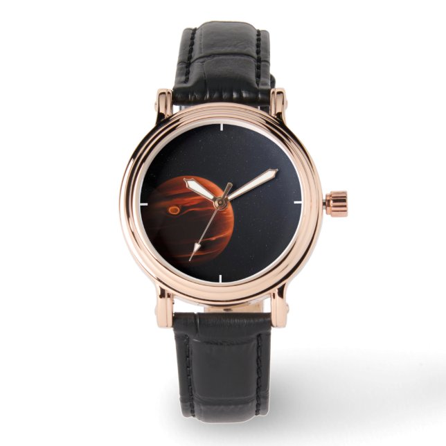 Illustration Of Exoplanet Vhs 1256 B And Its Stars Watch (Front)