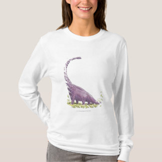 Illustration of Giraffatitan dinosaur T-Shirt