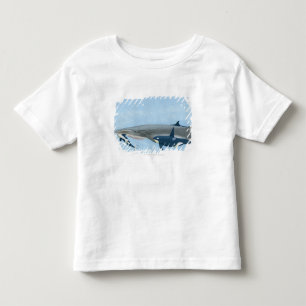 Illustration of Killer Whales working in a group Toddler T-shirt