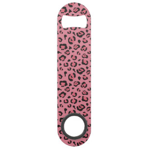 Illustration of Leopard Pink Animal Bar Key