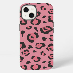 Illustration of Leopard Pink Animal iPhone 13 Case
