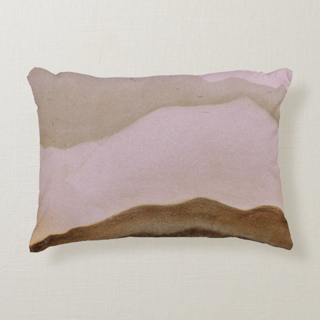 Illustration of man sitting with meditating pose accent pillow (Front)