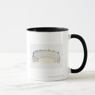 Illustration of Roman amphitheatre Mug