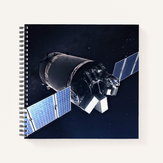 Illustration Of The Dragon Xl Spacecraft. Notebook (Front)