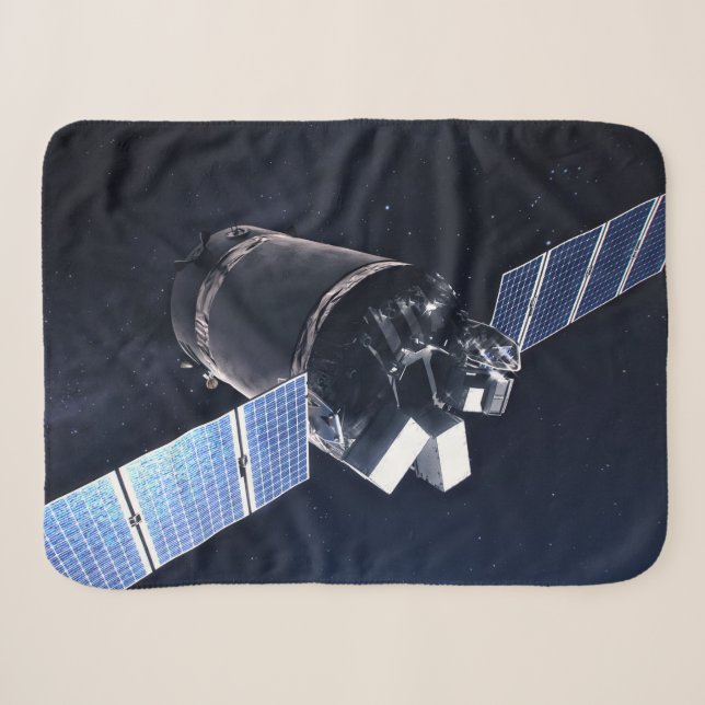 Illustration Of The Dragon Xl Spacecraft. Sherpa Blanket (Front (Horizontal))